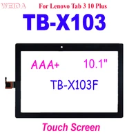aaa 10 1 touch for lenovo tab 3 10 plus tb x103f tb x103 tb x103 x103f touch screen digitizer glass panel replacement