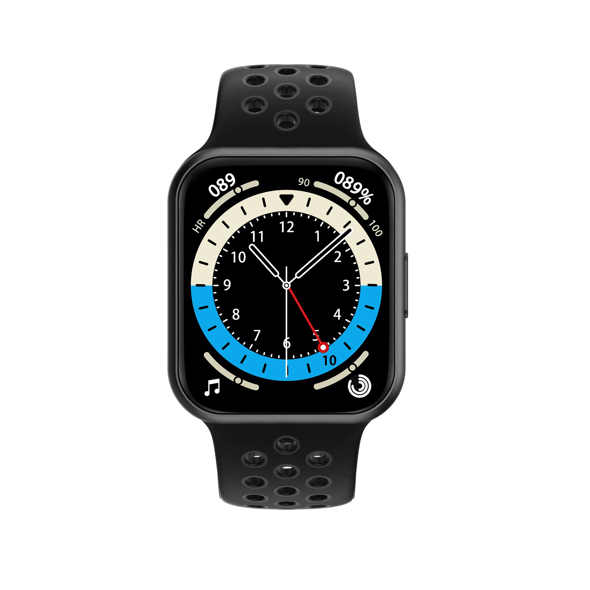 

Hiwego 2021 New Men's And Women's Fashion Smart Watch Full Touch Fitness Tracker Blood Pressure Smart Luminous Watch Smartwatch