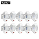 Инфракрасный датчик движения KERUI, 433 МГц, для GSM PSTN домашняя система охранной сигнализации