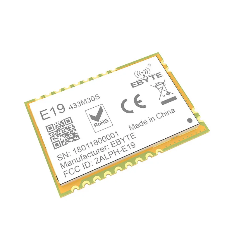 E19 433M30S Lora большой диапазон SPI SX1278 433 МГц 1 Вт печать антенна отверстия IoT uhf