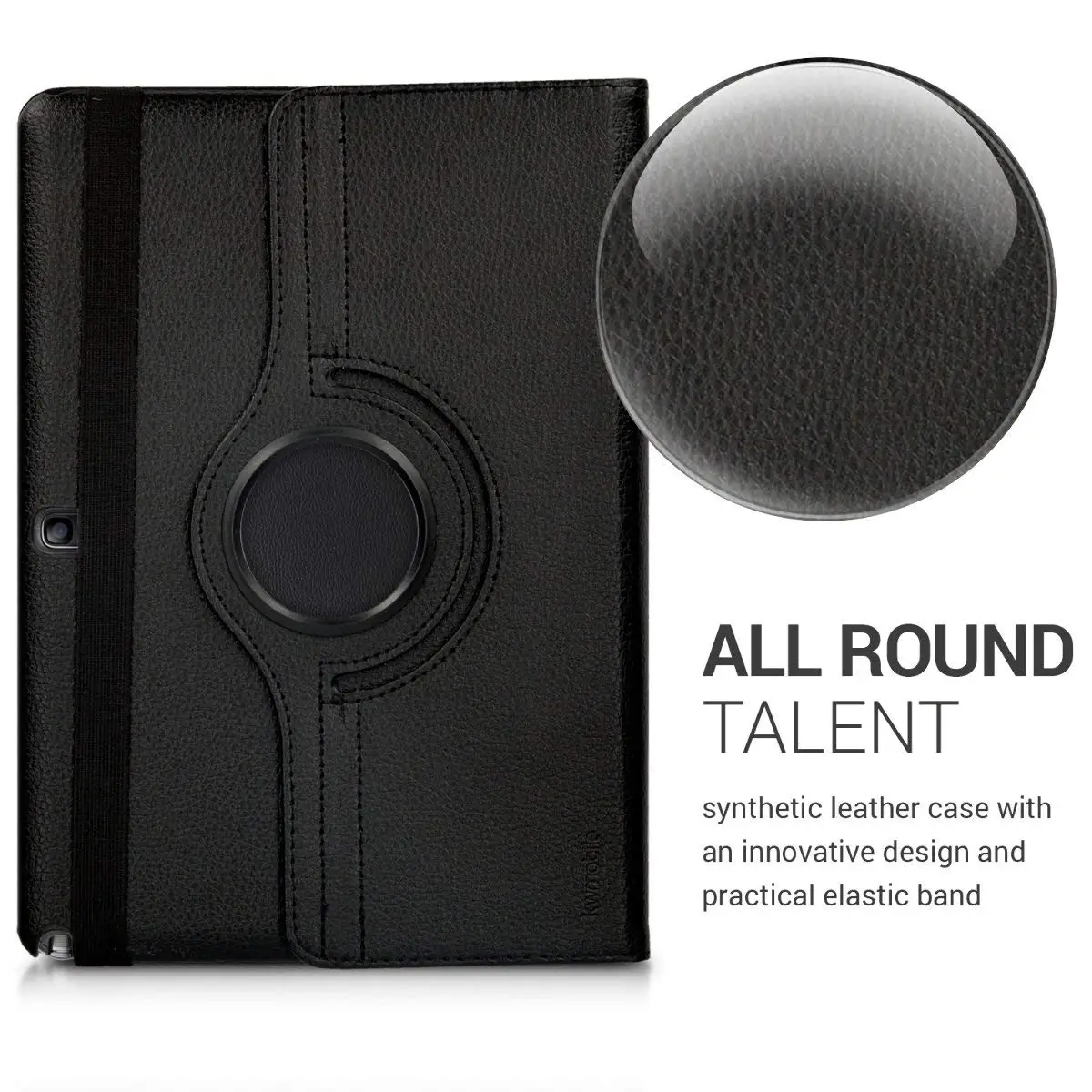 Вращающийся на 360 градусов защитный чехол из искусственной кожи для Samsung Galaxy Note 10 1