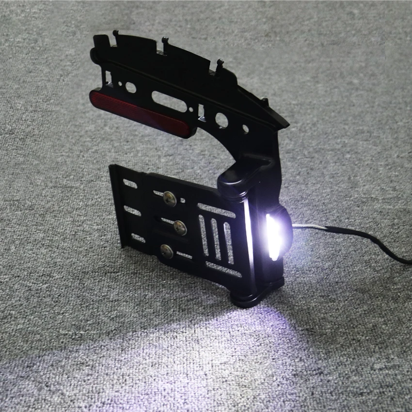 Телескопический складной светодиодный светильник для мотоцикла боковое