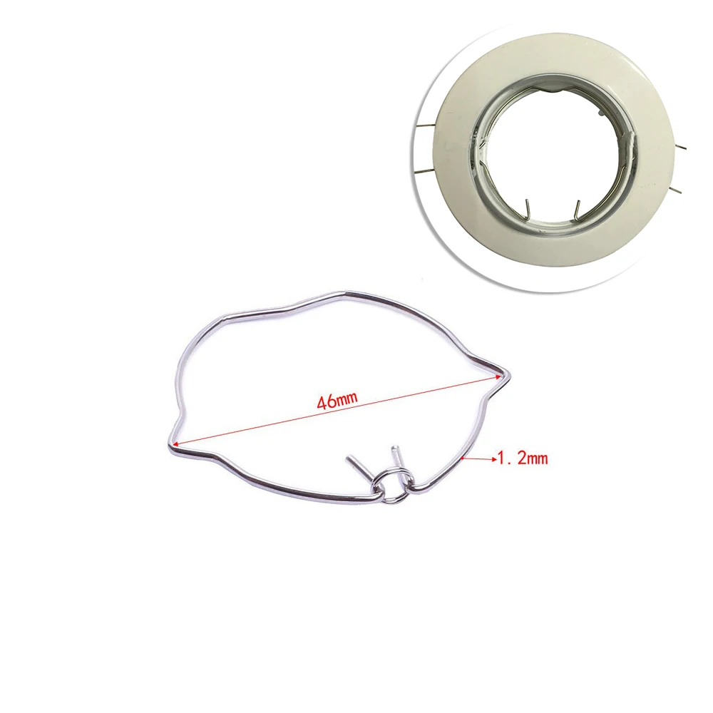 10pcs/lot Lamp Retaining Spring Clip Ring Led Energy-saving Lighting Accessories Ceiling Circlip | Обустройство дома