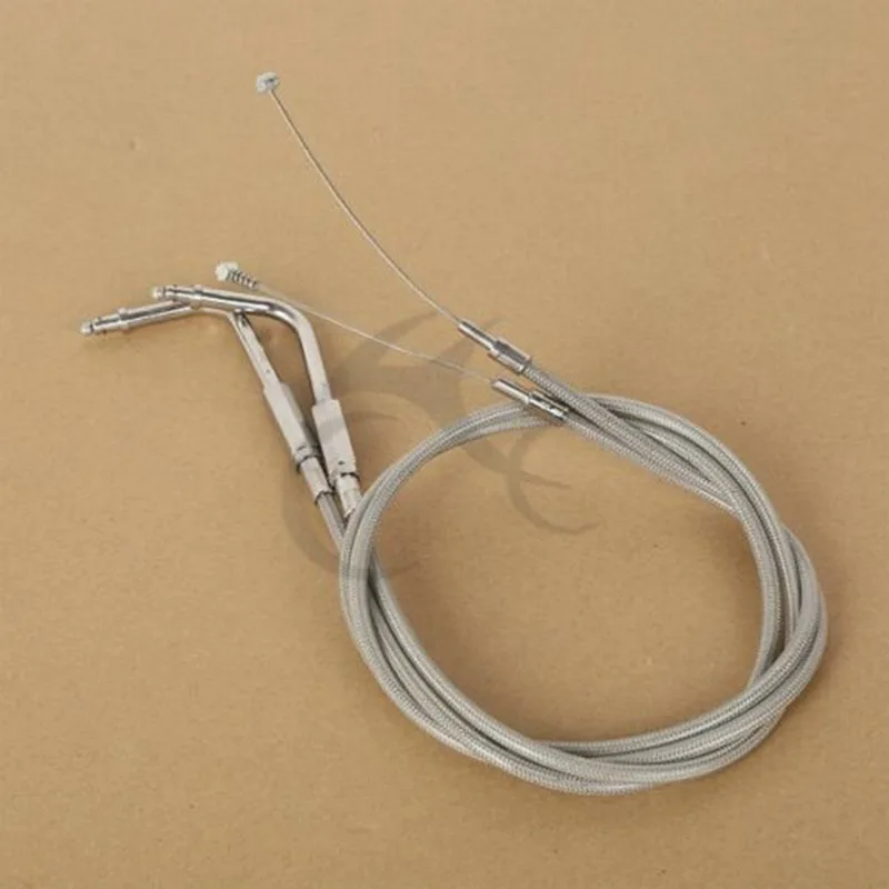 Кабель дроссельной заслонки из нержавеющей стали для мотоцикла 80/90/120/130 см Harley