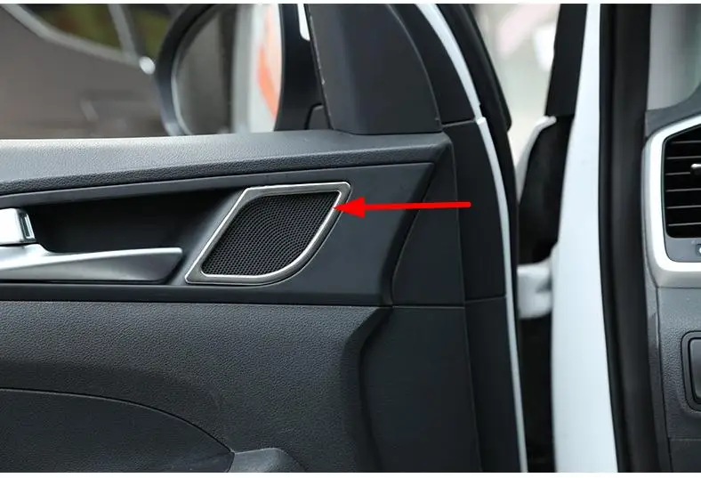 For Hyundai Tucson 2015 2016 2017 Stainless steel Door Body Molding Streamer Cover Trim Side Strip Decoration 4 PCS | Автомобили и