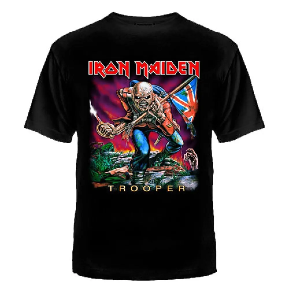 ФУТБОЛКА &quotIRON MAIDEN&quotфутболка качество хлопок шелкография вечная прекрасная