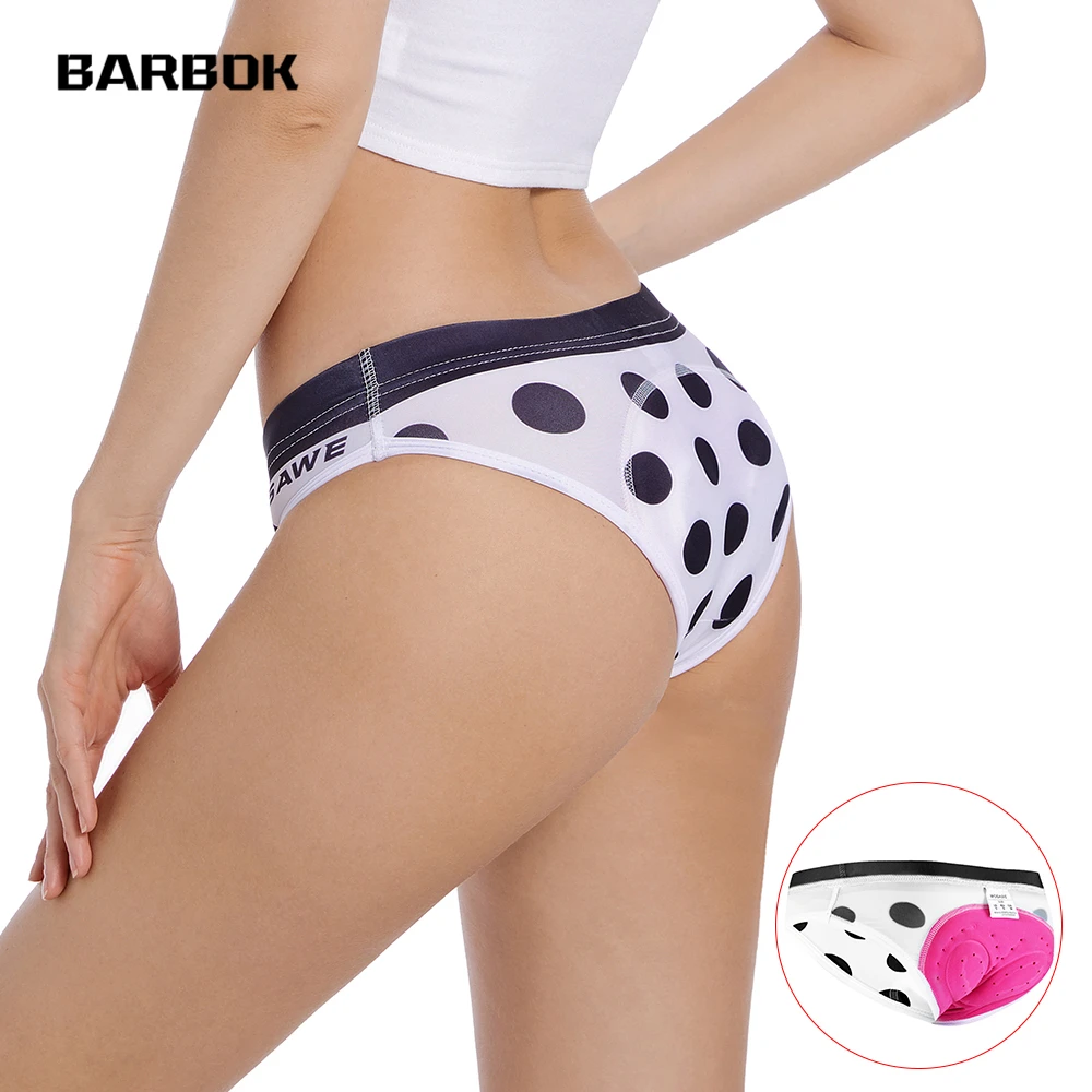 

BARBOK Women's Cycling Shorts 3D Gel Padded Breathable Underwear Bicycle Road Bike MTB Shorts Riding Downhill Shorts