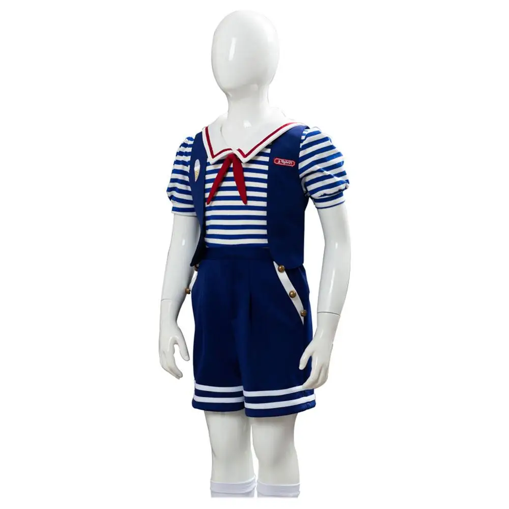

Stranger Cosplay Things Costume Robin Cosplay Scoops Ahoy Sailor Uniform Kids Halloween Costume Children Fancy Clothes