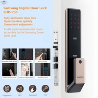 samsung smart digital doorlock shp p50 biometric fingerprint lock security intelligent home locks with passwordcardkey