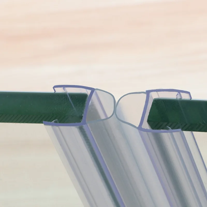 

New 2PCS Glass Thickness 4-12mm Seal Ring Strip For Shower Bathroom Screen Door 50cm Length Hot Sale