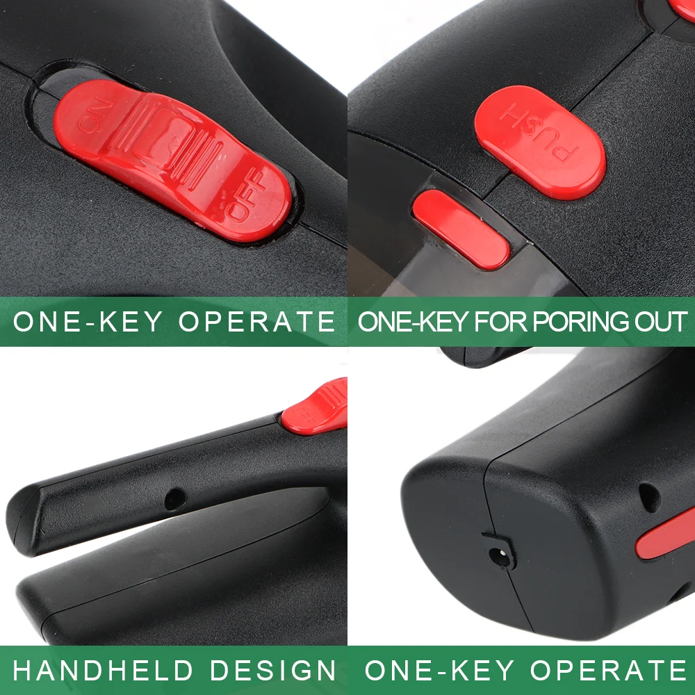 

For Car Home Handheld Car Vacuum Cordless/Car Plug Cleaner Super Suction Wet/Dry Dual-Use 120W 12V 5000PA Portable