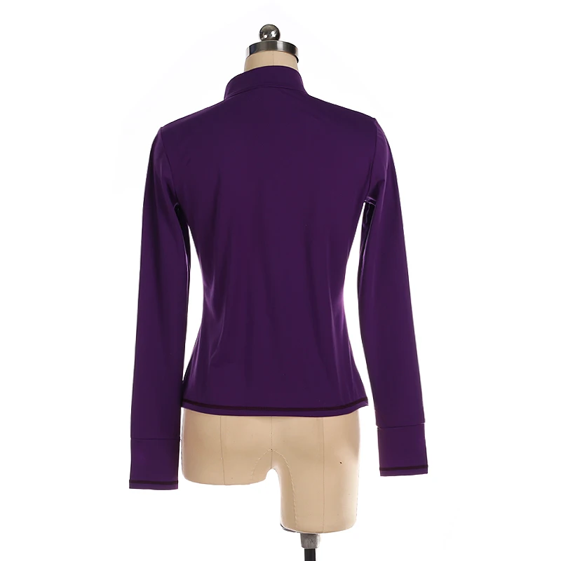 Куртка на заказ для фигурного катания коньках топы молнии девушек и женщин