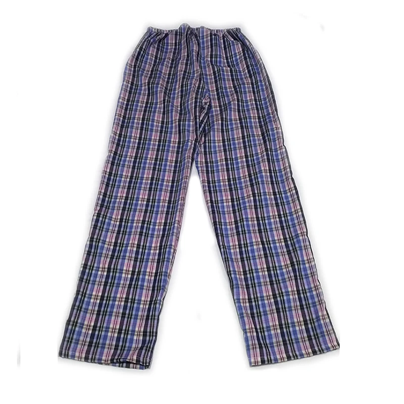 Размера плюс хлопковые унисекс пижамы для сна брюки девочек Сезон весна лето