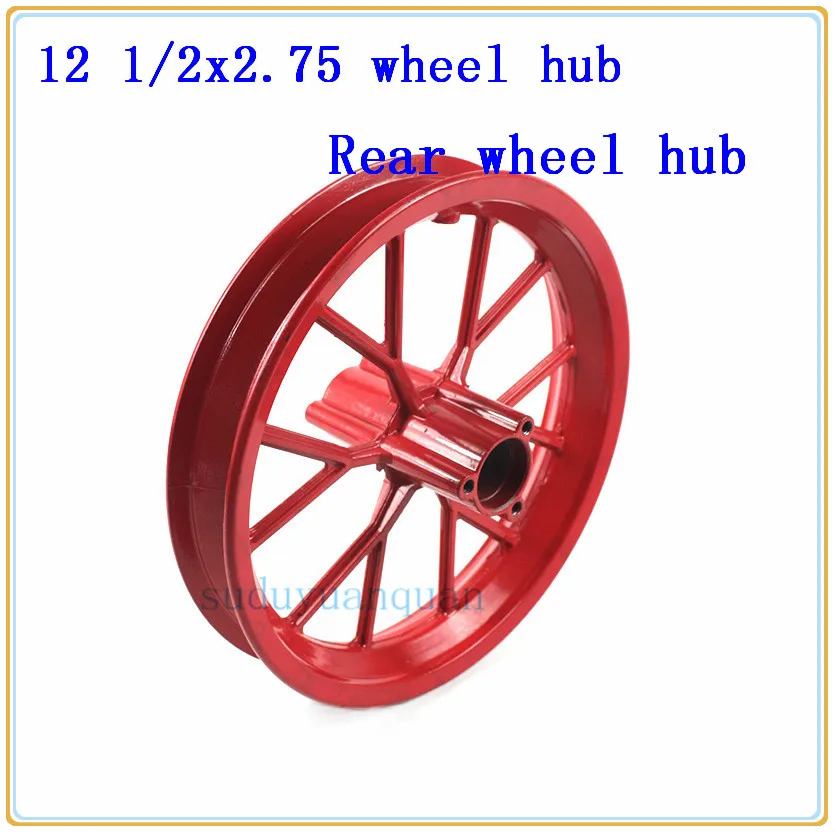 12,5 ''передний или задний обод 12 1/2x2,75 ступицы колеса использовать 12 1/2x2,75 шины для грязного велосипеда MX350 MX400 43CC 47CC 49CC Мини Мото E-Scooter