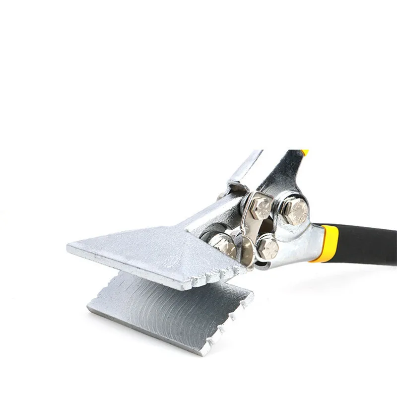 Щипцы для сгибания листового металла ручной бесшовник с широкими губками прямой