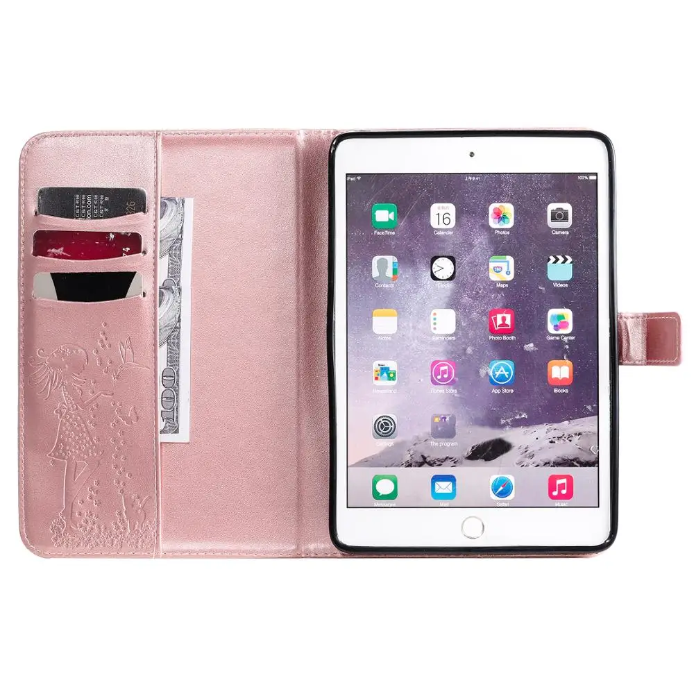 Магнитный чехол-книжка для Apple iPad Mini 5 чехол 2 3 4 складной из искусственной кожи