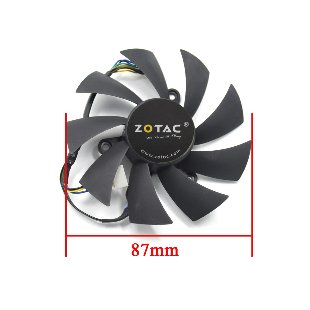 100 мм GAA8S2H GAA8S2U GTX1070TI мини 4-контактный кулер вентилятор для ZOTAC GeForce GTX 1080 GTX 1070 Ti Mini GTX 1060 AMP Edition 6 Гб карта