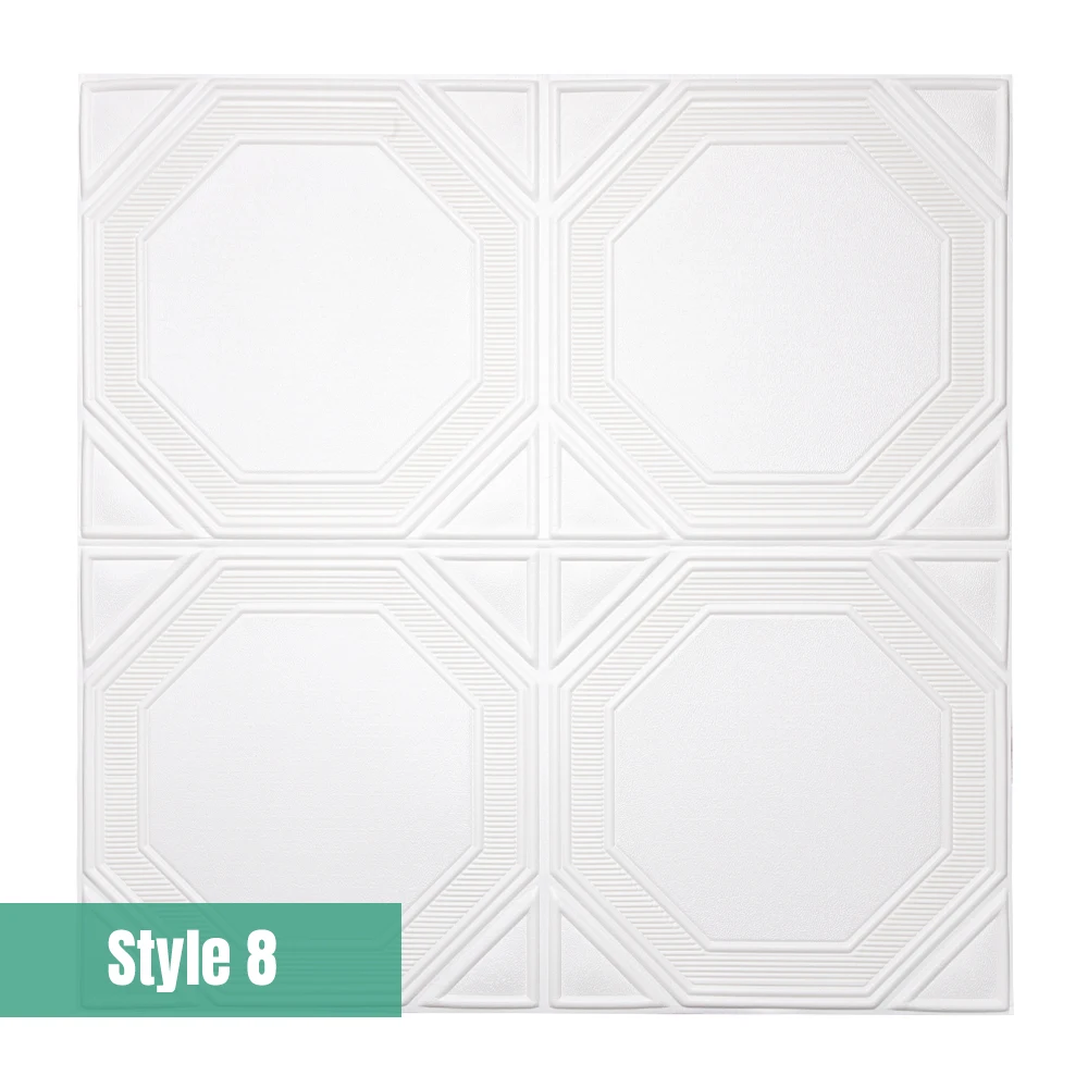 Style 8 3d наклейки на стену, кирпич, домашний декор, украшение для гостиной, спальни, дома, наклейки, аксессуары, цветок, pegatinas - Цвет: Style 8