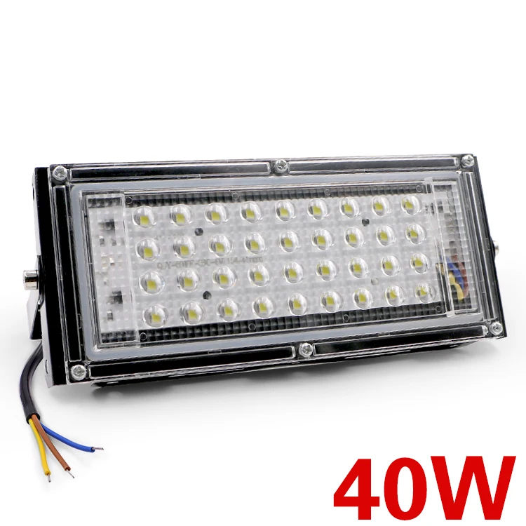 40W EnwYe 220V 240V светодиодный литой светильник Светодиодный точечный светильник, 40 Вт, 50 Вт, ручная сборка IP65 мощность водонепроницаемый ландшафтный светильник ing светодиодный уличный фонарь - Испускаемый цвет: 40W
