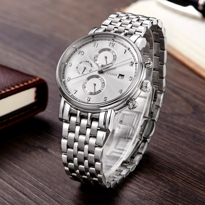 DOM мужские часы Топ бренд класса люкс водонепроницаемые механические из
