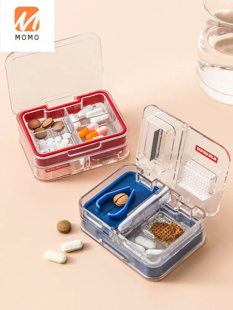 

Japan Pill Cutter Grinding Powder Cutting Tablet Cutting Grinding Artifact Medicine Separating Box