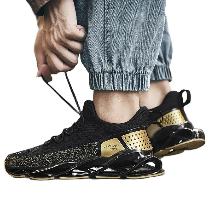 

New Breathable Running Shoes for Men Blade Cushioning Sneakers Outdoor Athletic Shoes Professional Training Shoes chaussures