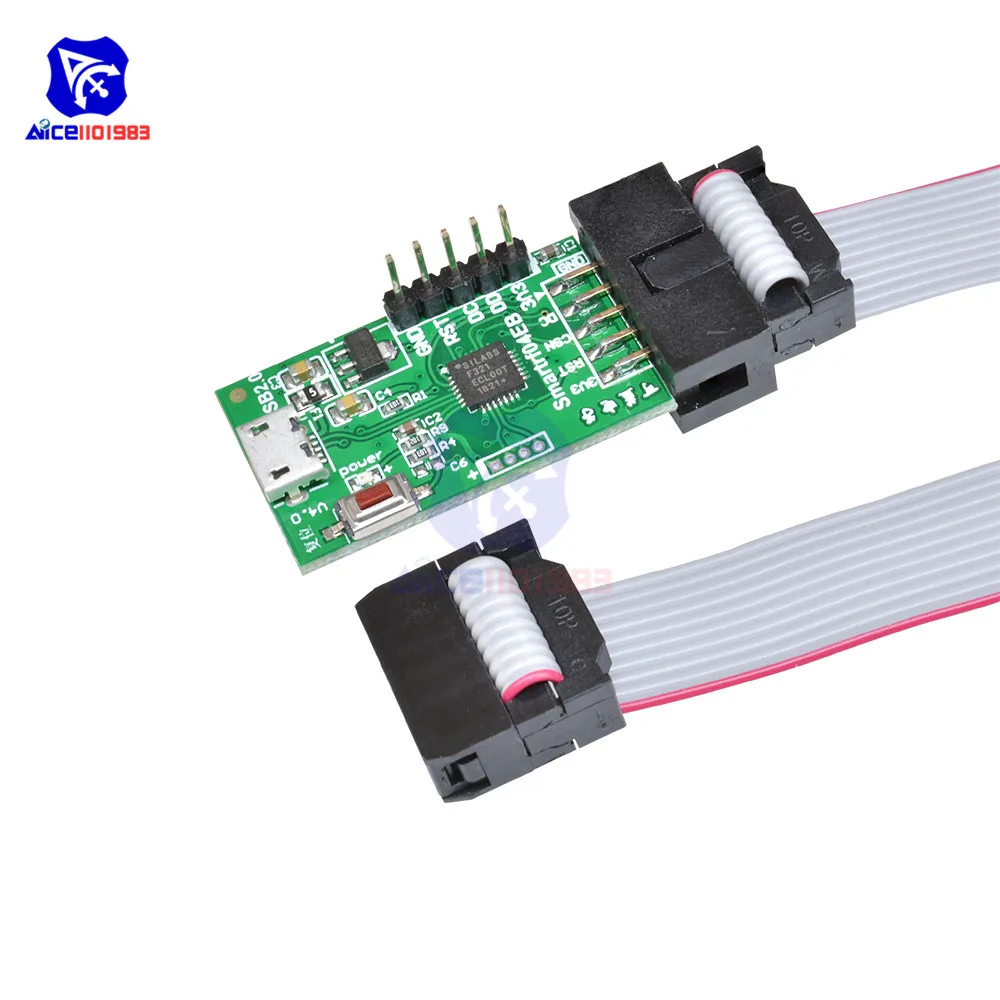 Diymore SmartRF04EB эмулятор CC1110 CC2530 CC2531 CC2540 ZigBee модуль 3 В целевое напряжение Zigbee отладчик