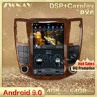 Автомобильный мультимедийный плеер в стиле Tesla, Android 9,0, для Lexus RX RX300, RX330, RX350, RX400H, автомобильное радио, стерео, GPS, BT, головное устройство