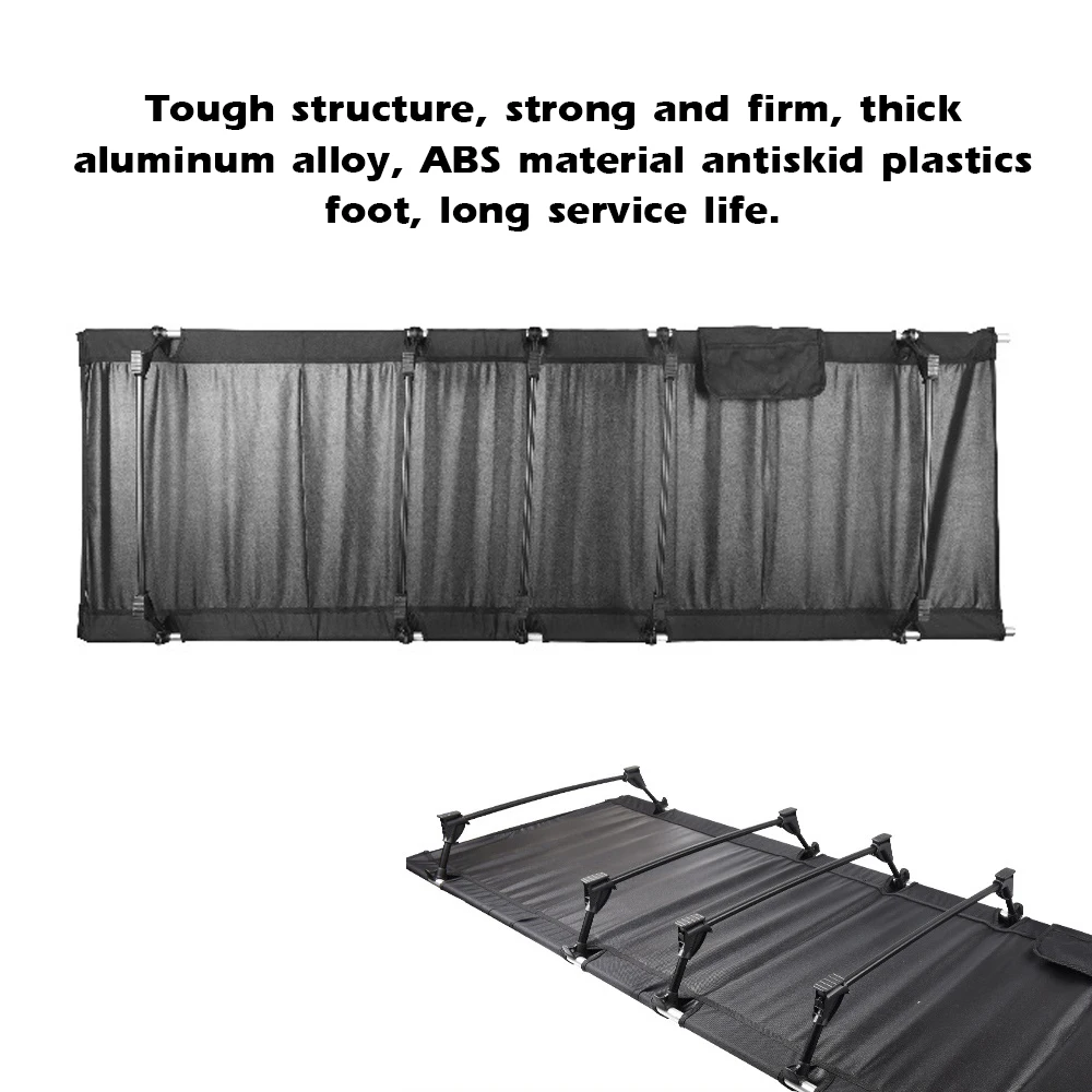 Складной Открытый Кемпинг кровать портативный алюминиевый сплав светильник