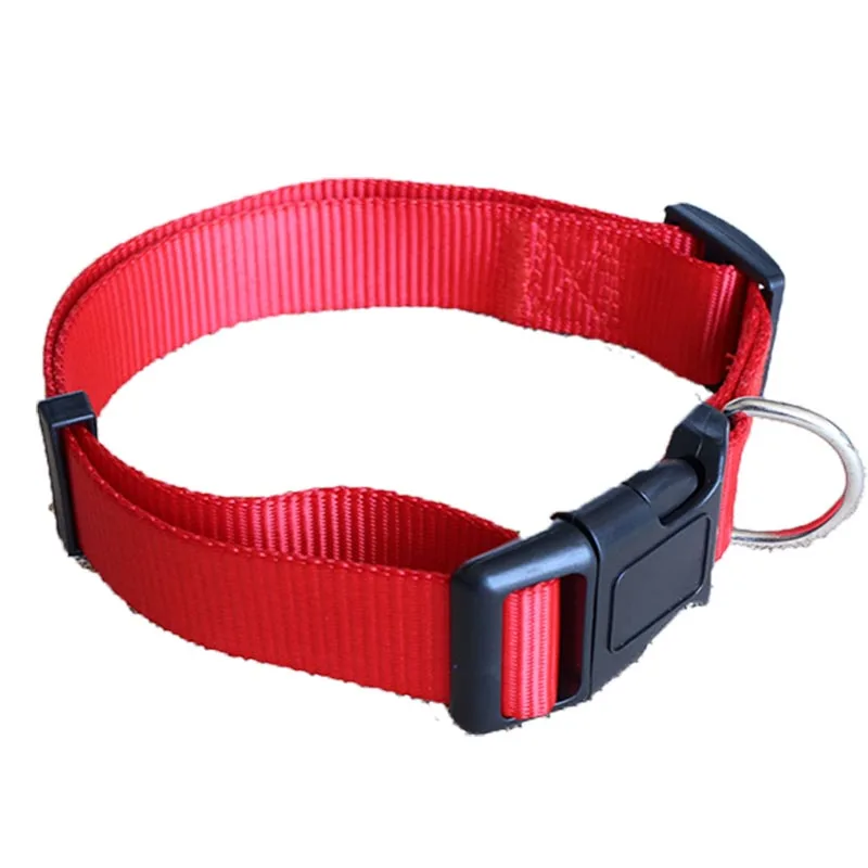Новый дышащий нейлоновый ошейник для собак прочный регулируемый поводок с