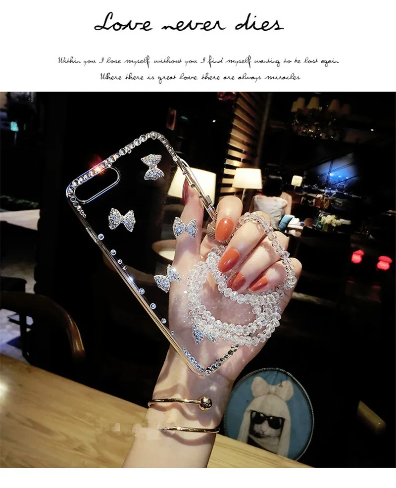 Роскошный Блестящий Прозрачный чехол для телефона Samsung S6 S7 S8 S9 S10 S11 PLUS Lite Note8 9 10 |