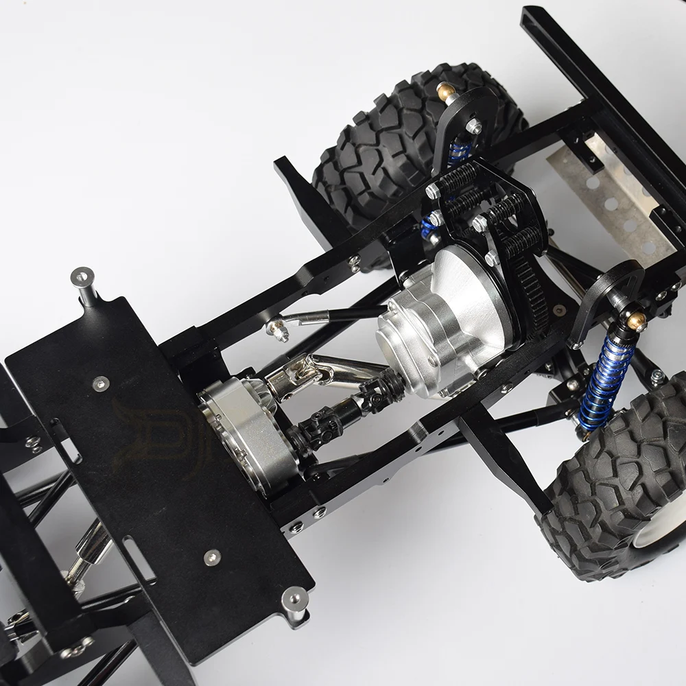 DJX CNC металлическая рама для колесной базы 275 мм 1/10 RC Crawler Car Defender D90 Gelande II | Игрушки и