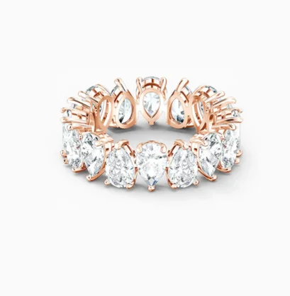 

SWA With Box Original 2021 NEW Fashion Jewelry High Quality NEW Exquisite Simple Crystal Pierced Charm Female Earrings For Women