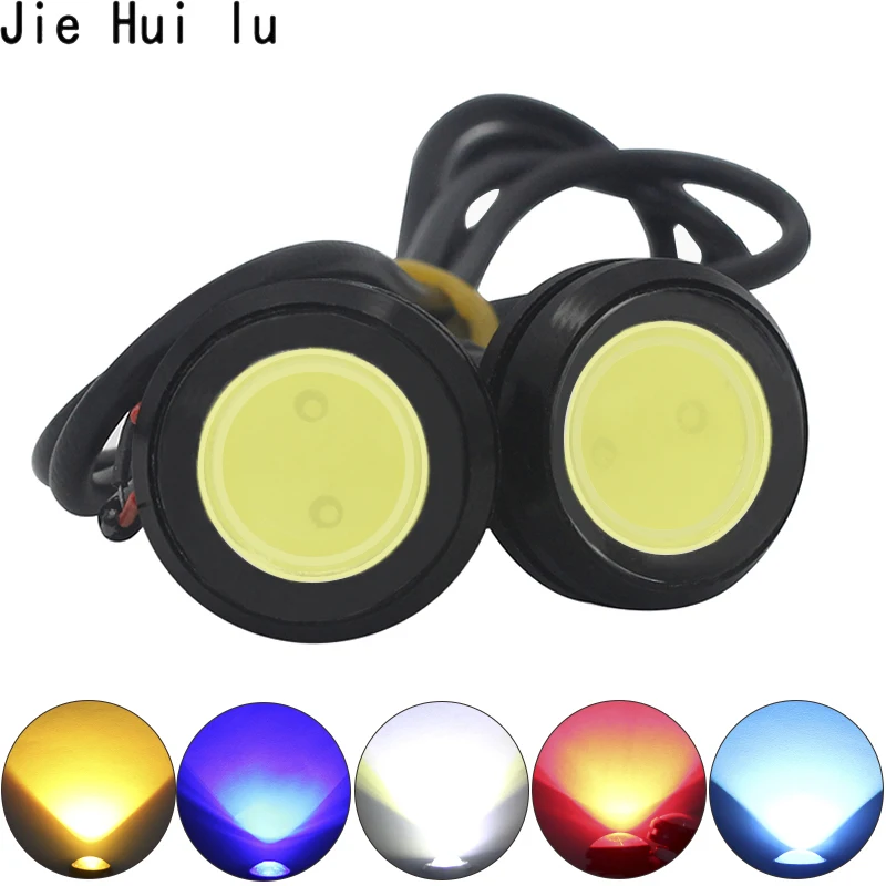 

New 1Pcs 12V LED 18mm Eagle Eye Light High Power Lamp Auto Fog Bulb Backup DRL Car Styling Daytime Running Light Parking Lights