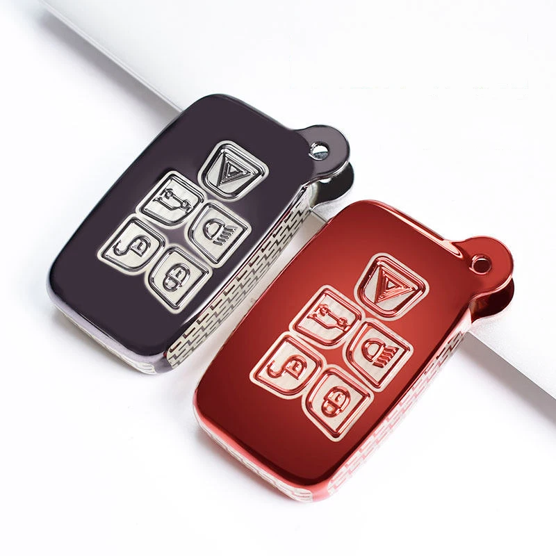 Высококачественный резиновый чехол для автомобильных ключей из ТПУ Land Rover RANGE ROVER