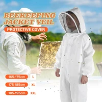 mesh beekeepers full body beekeeping clothing professional bee protection beekeeping suit safety veil hat dress body equipment