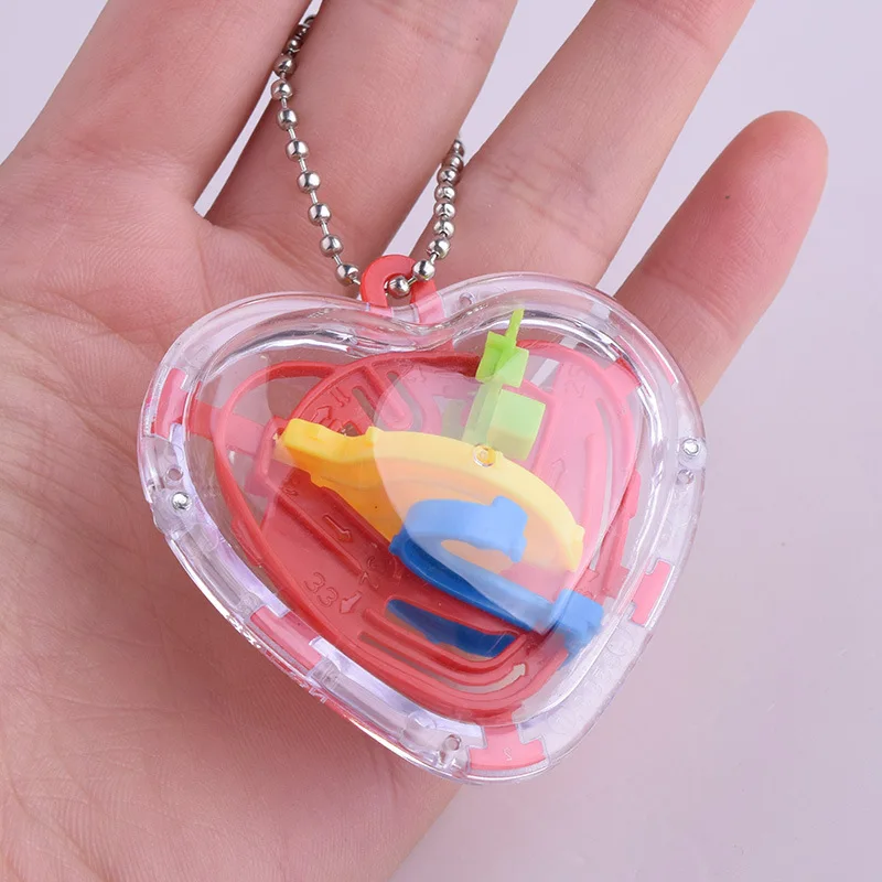 100 шагов мини 3D лабиринт стерео квадратный вращающийся для взрослых