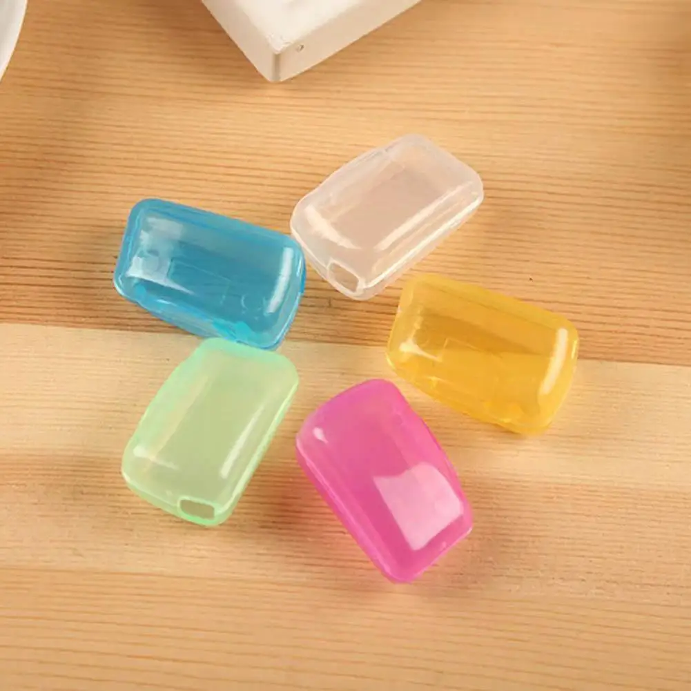 

5pcs Toothbrush Head Cover Anti-bacterial Toothbrush Light Protector Travel Protective Toothbrush Health Outdoor Box Portab U3L1