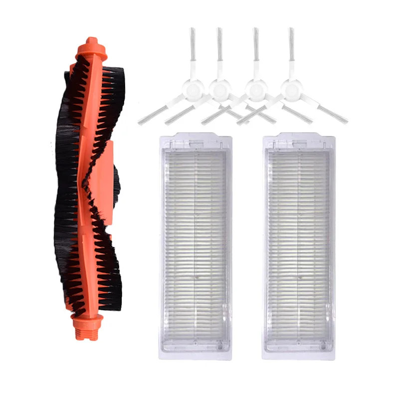 Боковая щетка, роликовая щетка с фильтром Hepa для Xiaomi Mijia Mop Pro STYTJ02YM/VIOMI V2 PRO/V3, запчасти для пылесоса, аксессуары, Накладка для швабры