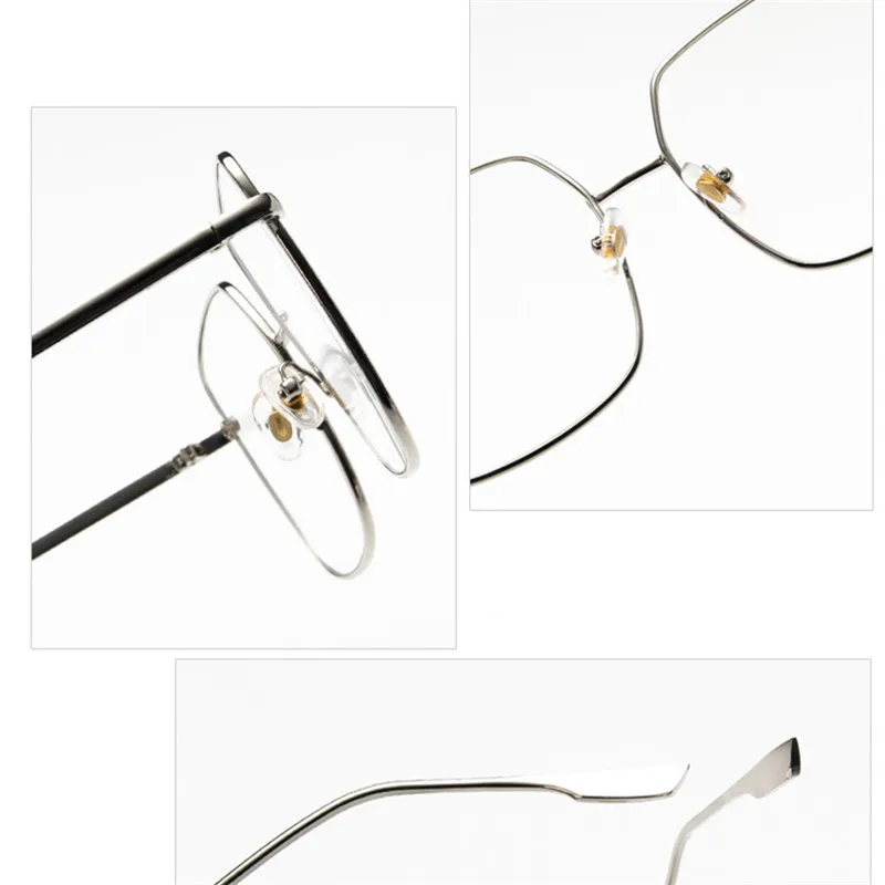 Золотые очки в металлической оправе мужские женские солнцезащитные ретро