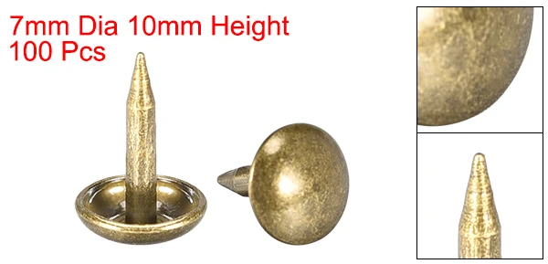 

UXCELL декоративные гвозди для мебели бронзовые 100 шт.