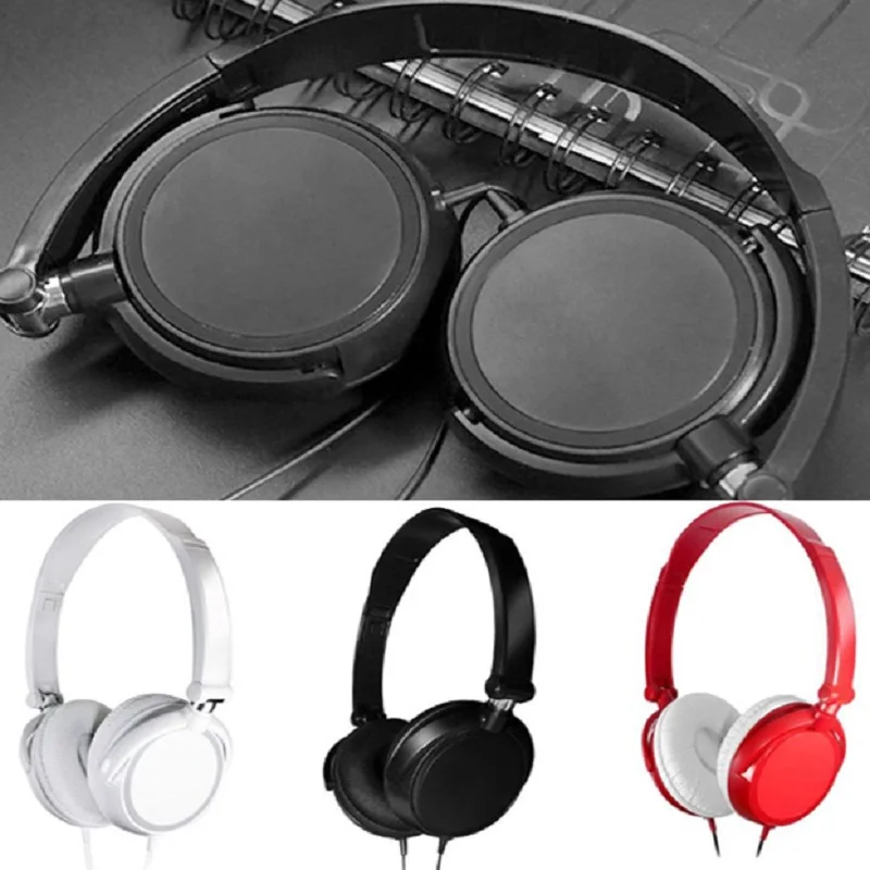 MVpower Складная Высокая звуковая Проводная головка наушники с басами