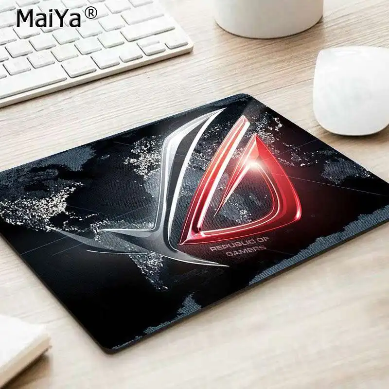 MaiYa свой собственный коврик Asus логотип красивый коврик для мышки в стиле аниме игровой коврик мышь - Цвет: No Lock Edge25x29cm