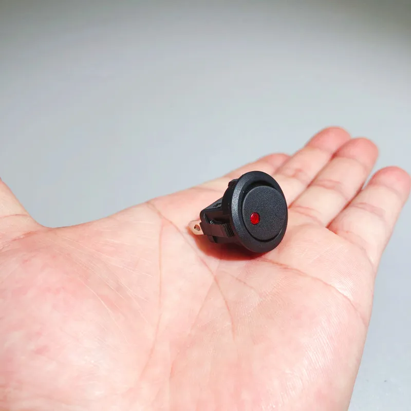 

Кулисный переключатель KCD1 12V/220V 3 Pin
