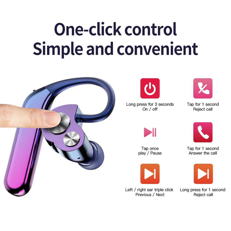 Беспроводные Bluetooth наушники Aurora X6 с двойной динамикой стереогарнитура сильными