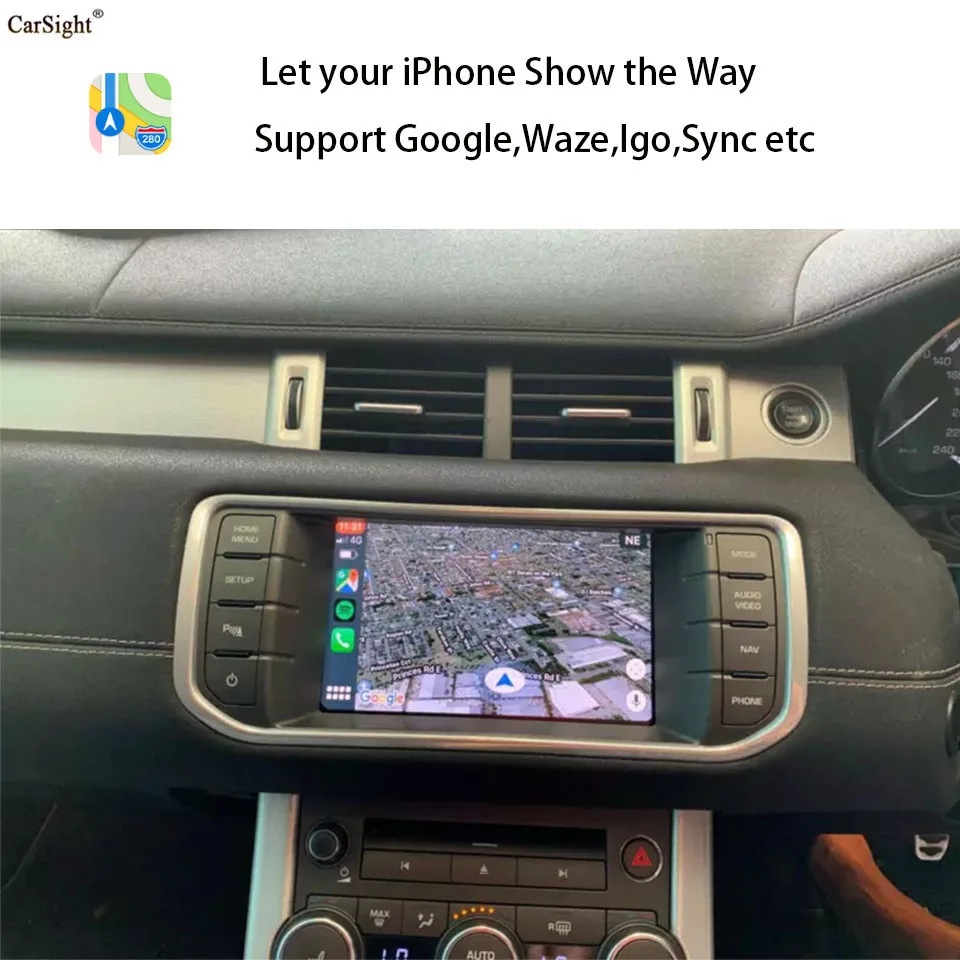 Беспроводной адаптер интерфейса Apple Carplay для Land Rover Discovery Sport 2017 Android Автомобильное