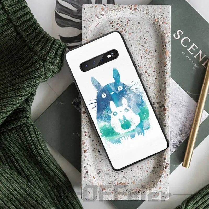 

Cute Cartoon Totoro Phone Case For Samsung Galaxy S7 S8 S9 S10e S20 PLUS Note 10 Pro PLUS For Samsung Galaxy S10 Case