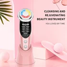 7in1 EMS радио мезотерапия лифтинг лица Красота устройство светодиодный Массажер для кожи лица Омоложение для удаления морщинки