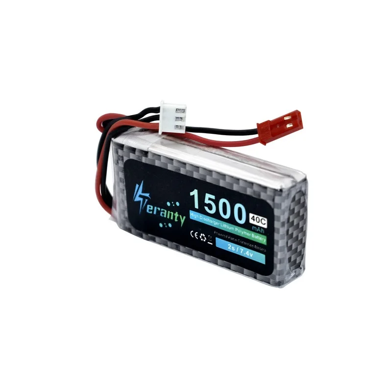 Max 40C 7 4 v 1500mAh LiPo батарея T/XT60/JST вилка для RC автомобиля/самолета/вертолета