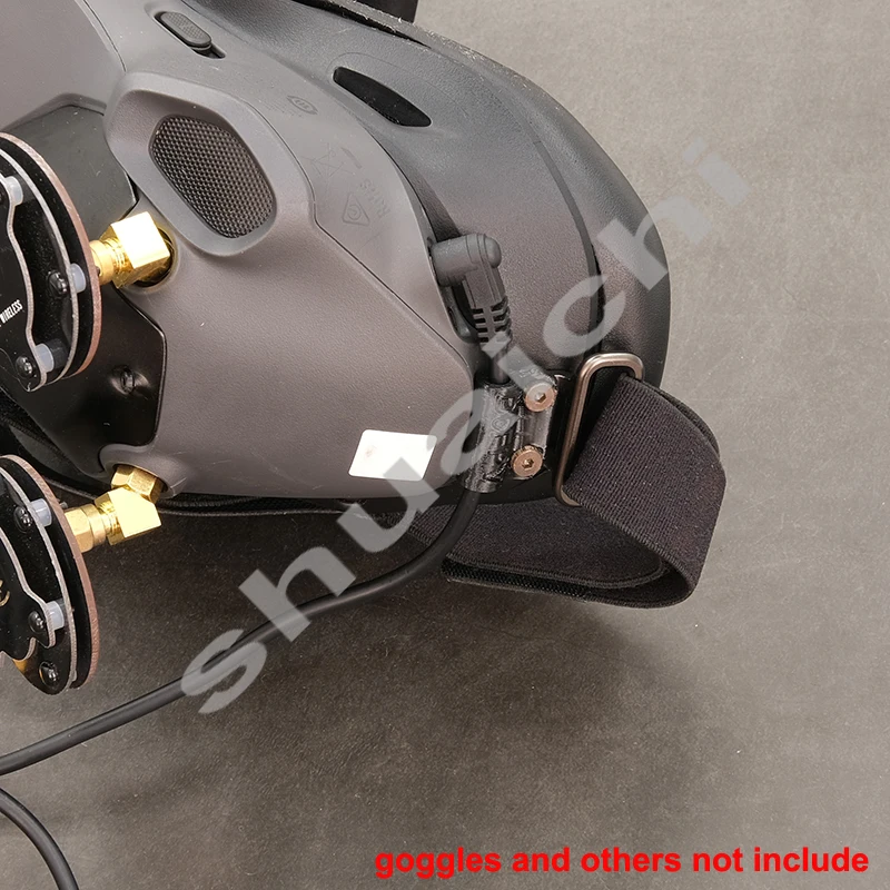 

4pcs FPV Digital Goggles DC Power Cable Fixed Buckle 3D Printed Anti-dropping Holder Seat for DJI Glasses RC Drone Accessories